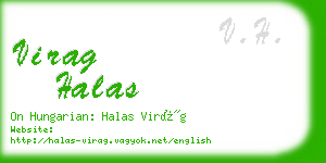 virag halas business card